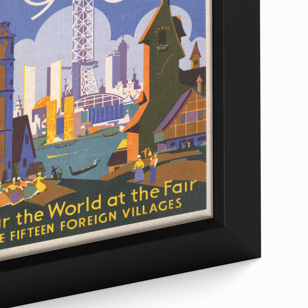 Vintage Travel Poster - 1934 Chicago World’s Fair Wall Art