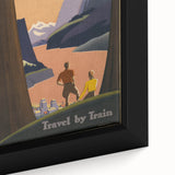 Vintage Travel Poster - Pacific Northwest Train Wall Art