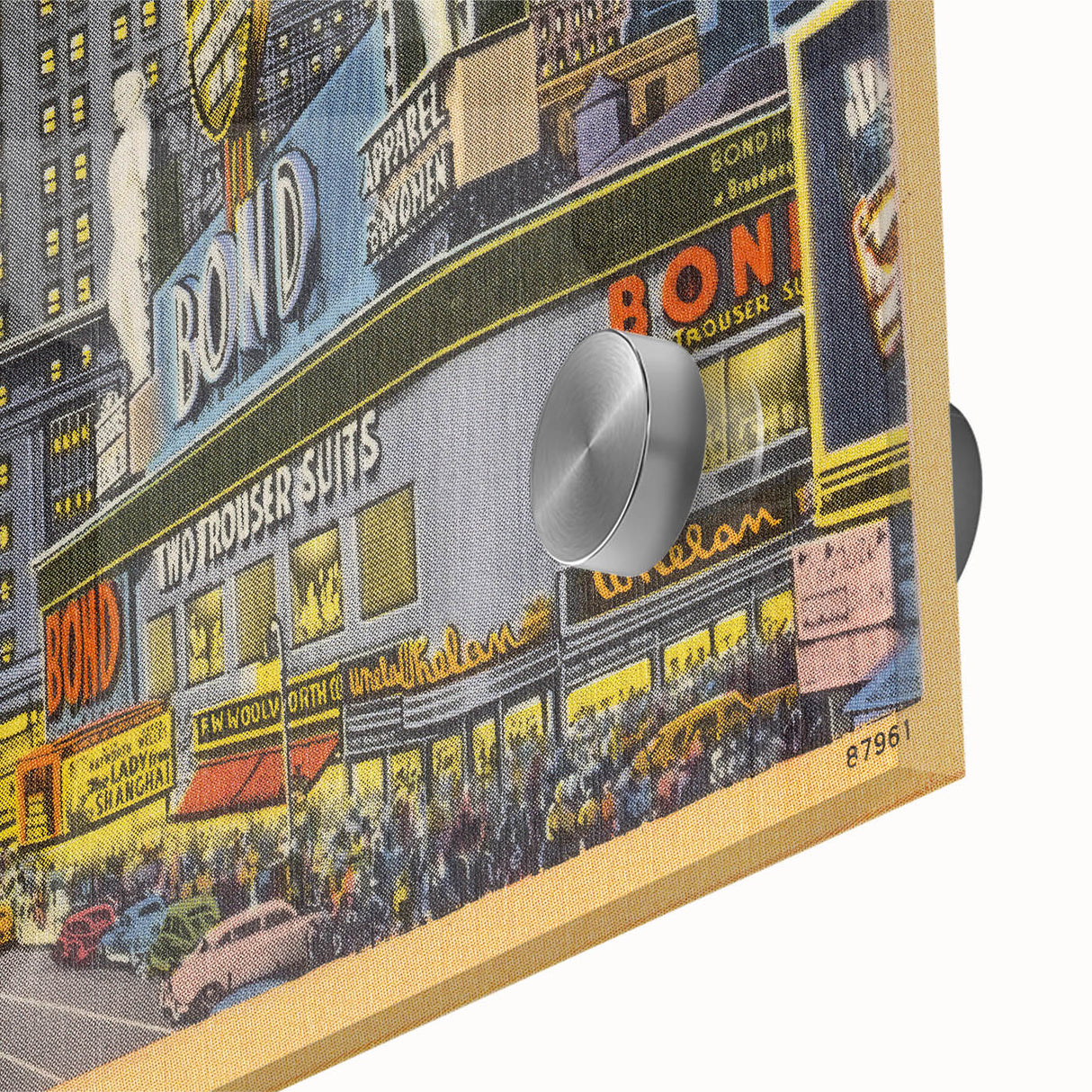 Times Square Nightscape Poster – Vintage New York City Art