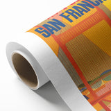 Vintage Travel Poster - San Francisco TWA Wall Art