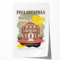 Vintage Travel Poster - Philadelphia Carpenters' Hall Art