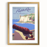 Vintage Travel Poster - Puerto Rico Coastal Art