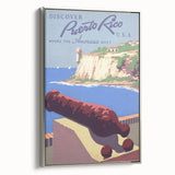 Vintage Travel Poster - Puerto Rico Coastal Art