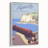 Vintage Travel Poster - Puerto Rico Coastal Art
