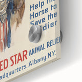 Vintage Patriotic Poster - Uncle Sam American War Art