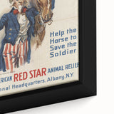 Vintage Patriotic Poster - Uncle Sam American War Art