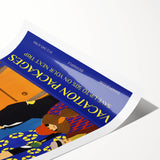 Vintage Travel Poster - Art Deco Vacation Packages Print