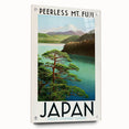 Vintage Travel Poster - Peerless Mt. Fuji, Japan - Retro Travel Art