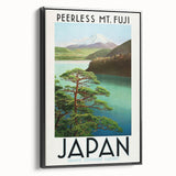 Vintage Travel Poster - Peerless Mt. Fuji, Japan - Retro Travel Art