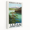 Vintage Travel Poster - Peerless Mt. Fuji, Japan - Retro Travel Art