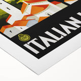 Vintage Travel Poster - Italian Lakes - Retro Travel Art Print