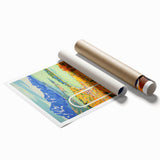 Vintage Travel Poster - Queenstown, New Zealand - Retro Travel Art