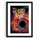 Vintage Space Poster - Devoured by Gravity - NASA Poster Art