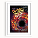 Vintage Space Poster - Devoured by Gravity - NASA Poster Art