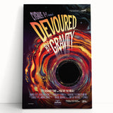 Vintage Space Poster - Devoured by Gravity - NASA Poster Art