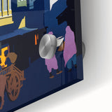 Vintage Travel Poster - Taj Mahal India - Retro Travel Art