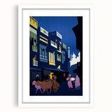 Vintage Travel Poster - Taj Mahal India - Retro Travel Art