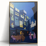 Vintage Travel Poster - Taj Mahal India - Retro Travel Art