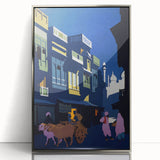 Vintage Travel Poster - Taj Mahal India - Retro Travel Art