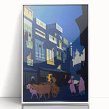 Vintage Travel Poster - Taj Mahal India - Retro Travel Art