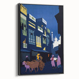 Vintage Travel Poster - Taj Mahal India - Retro Travel Art