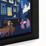 Vintage Travel Poster - Taj Mahal India - Retro Travel Art