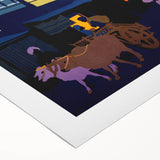 Vintage Travel Poster - Taj Mahal India - Retro Travel Art