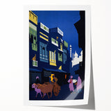 Vintage Travel Poster - Taj Mahal India - Retro Travel Art