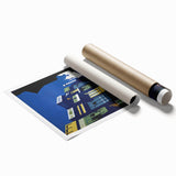 Vintage Travel Poster - Taj Mahal India - Retro Travel Art