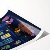 Vintage Travel Poster - Taj Mahal India - Retro Travel Art