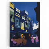 Vintage Travel Poster - Taj Mahal India - Retro Travel Art