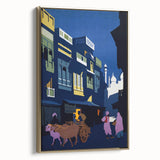 Vintage Travel Poster - Taj Mahal India - Retro Travel Art