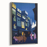 Vintage Travel Poster - Taj Mahal India - Retro Travel Art