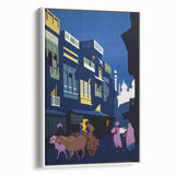 Vintage Travel Poster - Taj Mahal India - Retro Travel Art