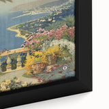 Vintage Travel Poster - Sanremo Italy - Coastal View Art
