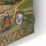 Vintage Travel Poster - Abruzzo Italy | Retro Tourism Wall Art