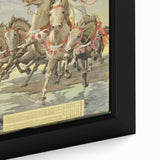 Vintage Travel Poster - Japanese Warrior | Retro Equestrian Art