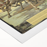 Vintage Travel Poster - Japanese Warrior | Retro Equestrian Art
