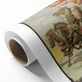Vintage Travel Poster - Japanese Warrior | Retro Equestrian Art