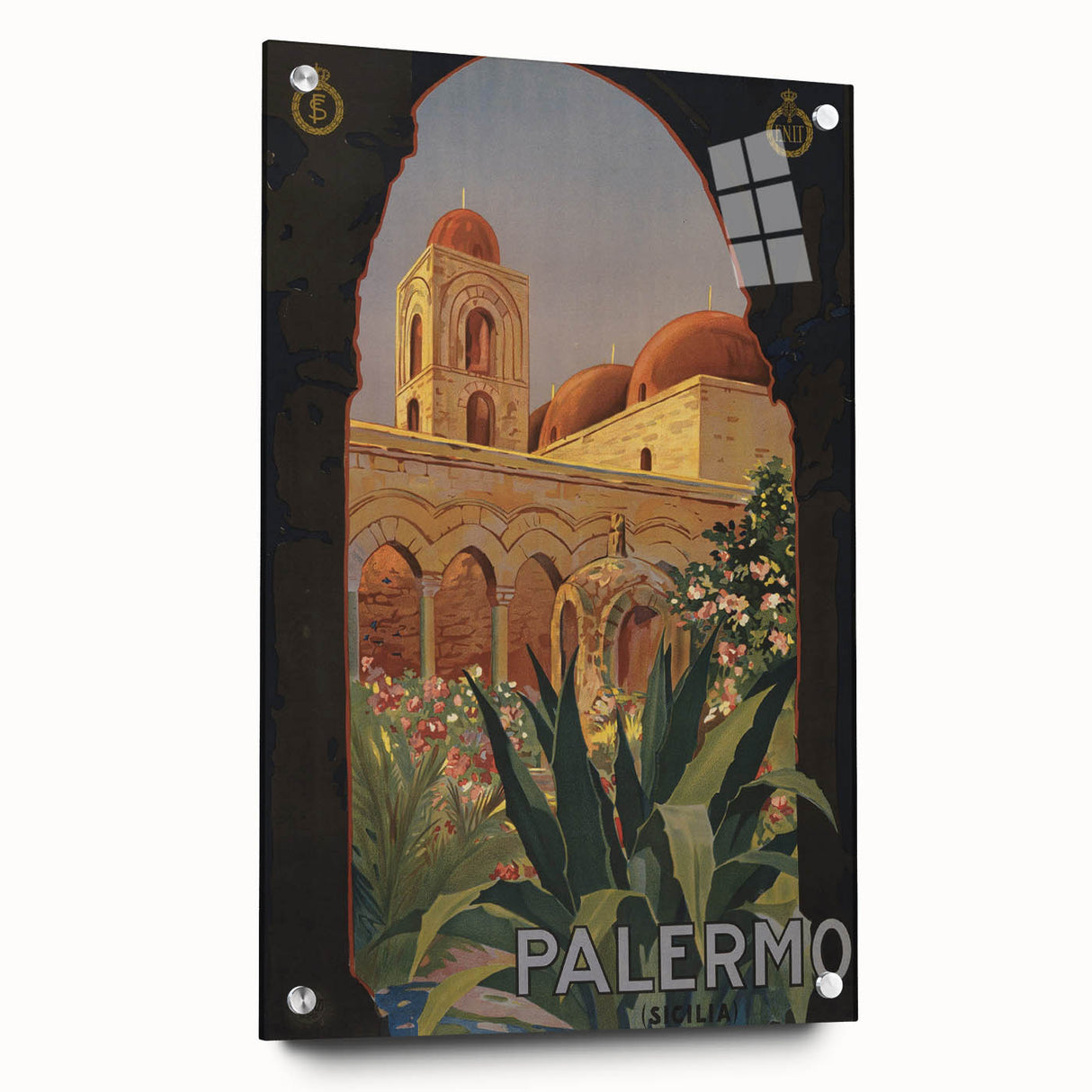Vintage Travel Poster - Palermo Sicily | Classic Italian Art