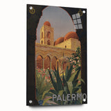 Vintage Travel Poster - Palermo Sicily | Classic Italian Art