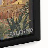 Vintage Travel Poster - Palermo Sicily | Classic Italian Art