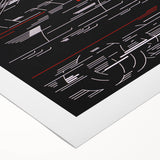 Vintage Travel Poster - Modernist Design | Retro Graphic Art