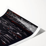 Vintage Travel Poster - Modernist Design | Retro Graphic Art