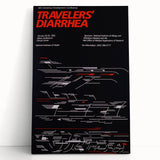 Vintage Travel Poster - Modernist Design | Retro Graphic Art