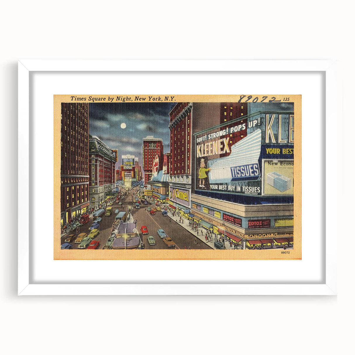 Times Square Nightlife Poster – Vintage New York City Art