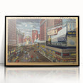 Times Square Nightlife Poster – Vintage New York City Art