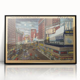 Times Square Nightlife Poster – Vintage New York City Art