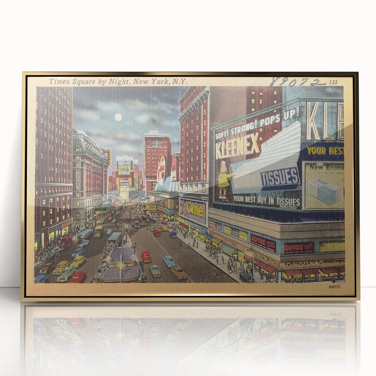 Times Square Nightlife Poster – Vintage New York City Art