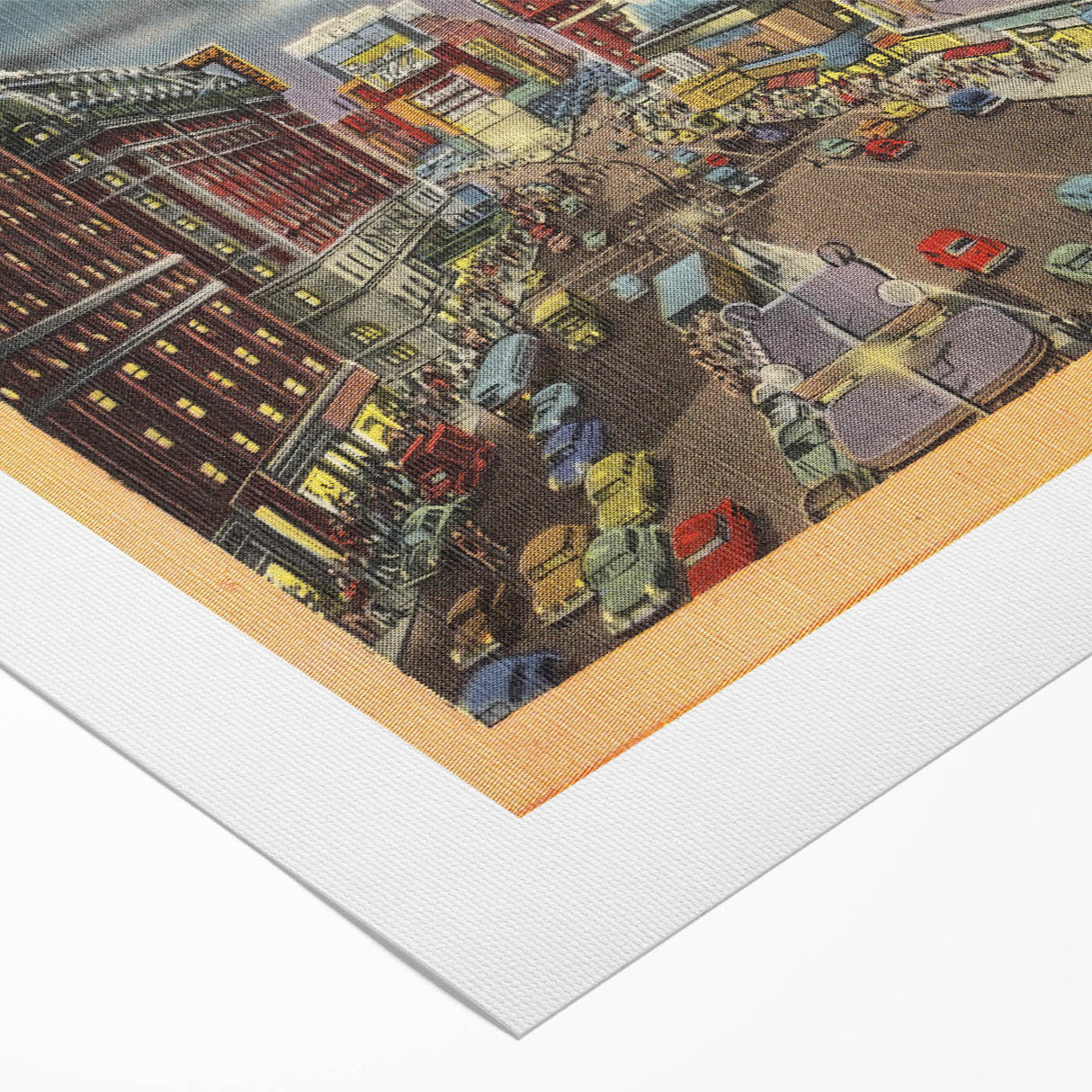 Times Square Nightlife Poster – Vintage New York City Art